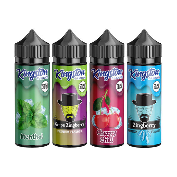 Kingston 120ml Relleno corto 0mg (50VG/50PG)