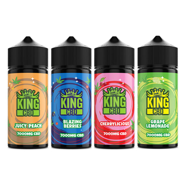 King CBD 7000mg CBD E-líquido 120ml (COMPRE 1 OBTENGA 1 GRATIS)
