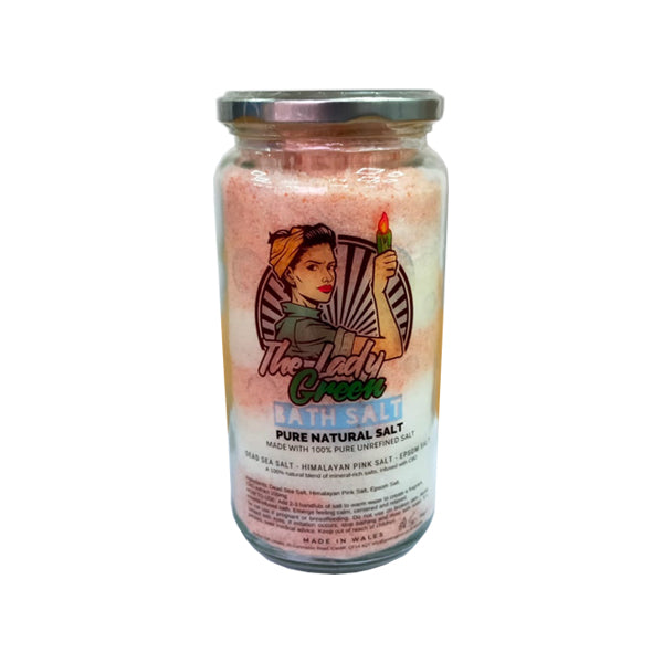 Lady Green 200mg CBD Glass Bath Salt - 500g