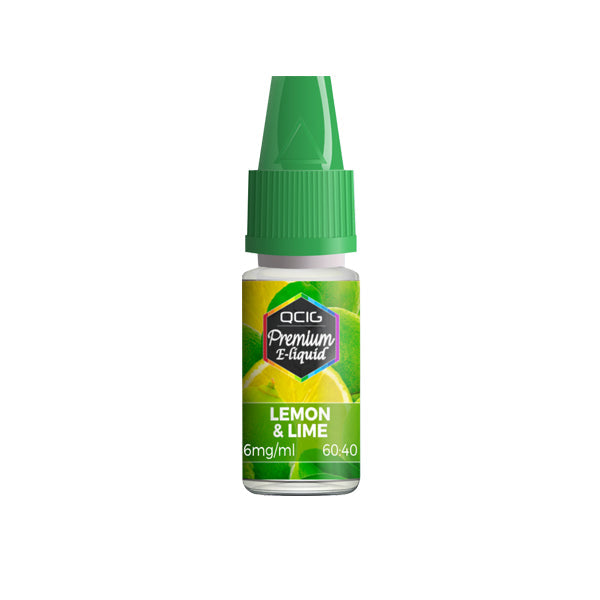 QCig Premium E-Liquids 10ml 0mg (60VG/40PG)