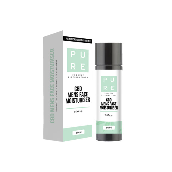 Pure 500mg CBD Mens Moisturiser - 50ml