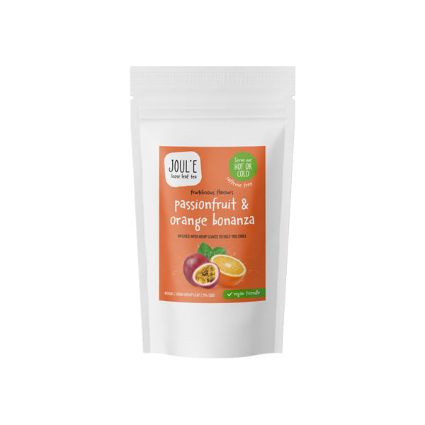 Joul'e 2% CBD Passionfruit & Orange Bonanza Tea Fruit & Hemp Leaf Drink - 40g (BUY 1 GET 1 FREE)