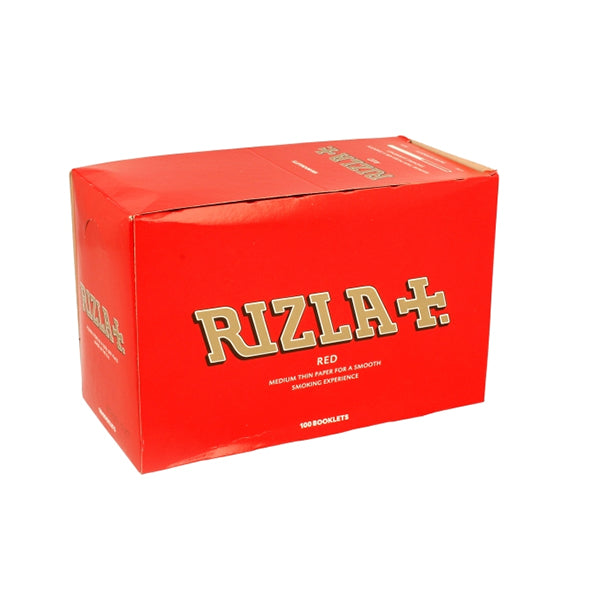 100 papeles de fumar Rizla rojos regulares