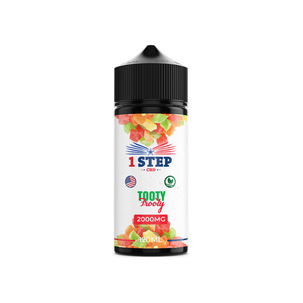 1 Step CBD 2000mg CBD E-liquid 120ml (BUY 1 GET 1 FREE)