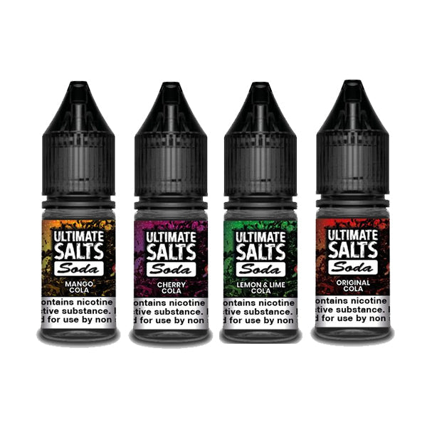 20MG Ultimate Puff Salts Soda 10ML Sales Nic con sabor (50VG/50PG)