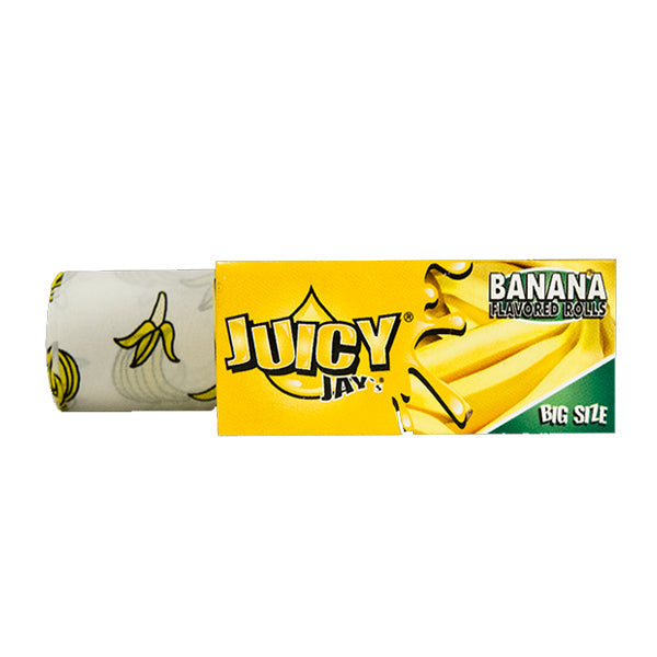 24 Rollos Juicy Jay Saborizados 5M Tamaño Grande - Caja Completa