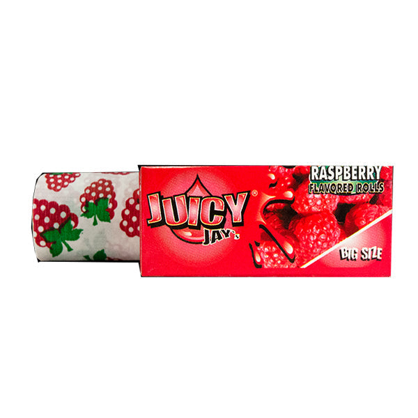 24 Rollos Juicy Jay Saborizados 5M Tamaño Grande - Caja Completa