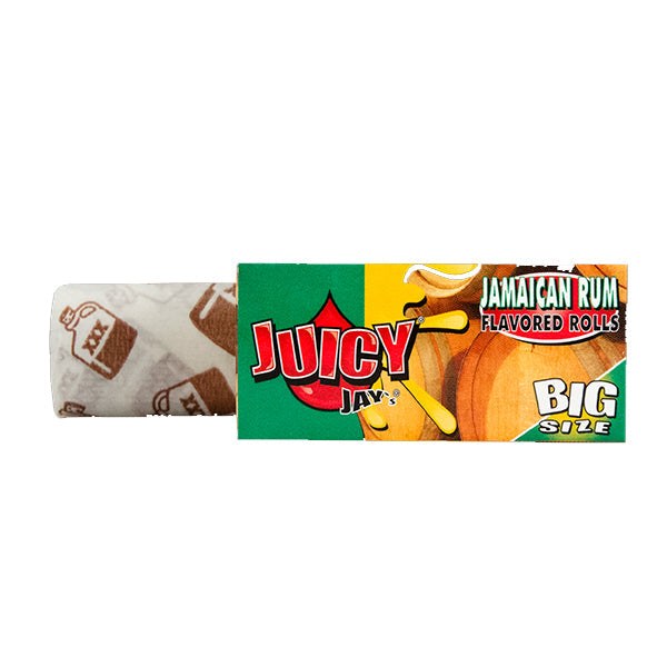 24 Rollos Juicy Jay Saborizados 5M Tamaño Grande - Caja Completa