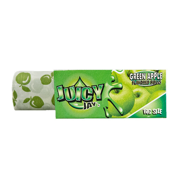 24 Rollos Juicy Jay Saborizados 5M Tamaño Grande - Caja Completa