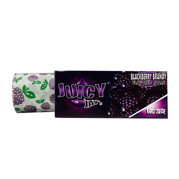 24 Rollos Juicy Jay Saborizados 5M Tamaño Grande - Caja Completa