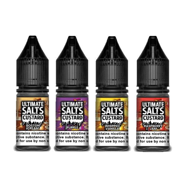 20MG Ultimate Puff Salts Custard 10ML Sabor Nic Salts