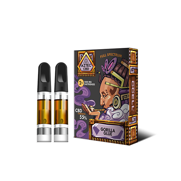 Kit de cartucho Aztec CBD 2 x 1000mg - 1ml