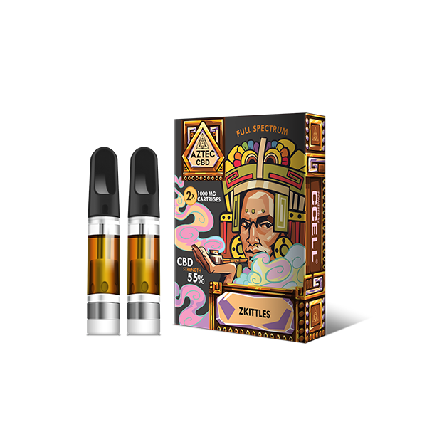 Kit de cartucho Aztec CBD 2 x 1000mg - 1ml