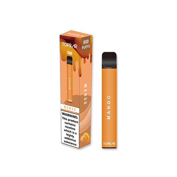 20mg Üst Bar EE 600 Tek Kullanımlık Vape Cihazı 600 Puf