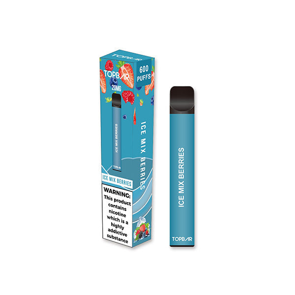 20mg Üst Bar EE 600 Tek Kullanımlık Vape Cihazı 600 Puf