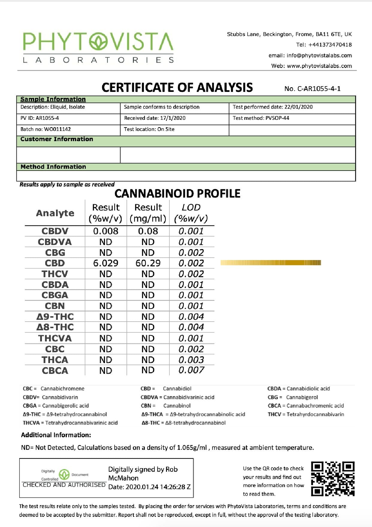 Mr Nice 600mg CBD E-Líquido 10ml