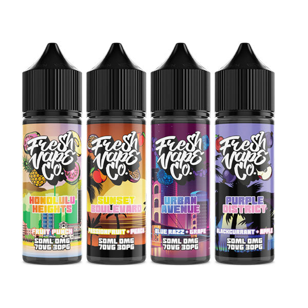 Fresh Vape Co 50ml Kısa Doldurma 0mg (70VG/30PG)