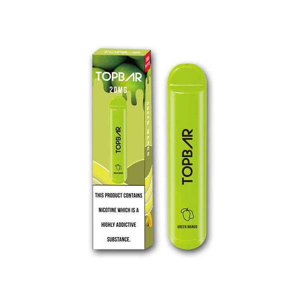 20mg Top Bar Desechable Vape Pod 600 Puffs