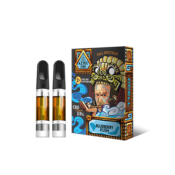 Kit de cartucho Aztec CBD 2 x 1000mg - 1ml