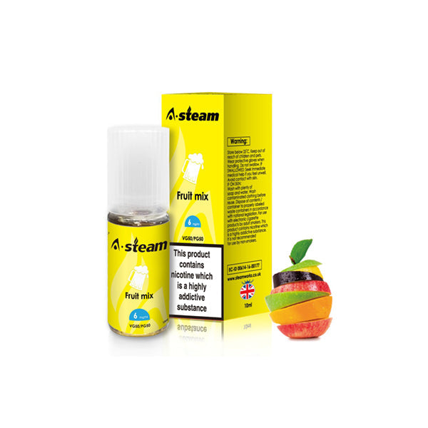 A-Steam Meyve Aromaları 3MG 10ML (50VG/50PG)