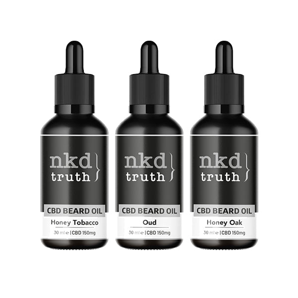 NKD 150mg CBD Infused Speciality Beard Oils 30ml