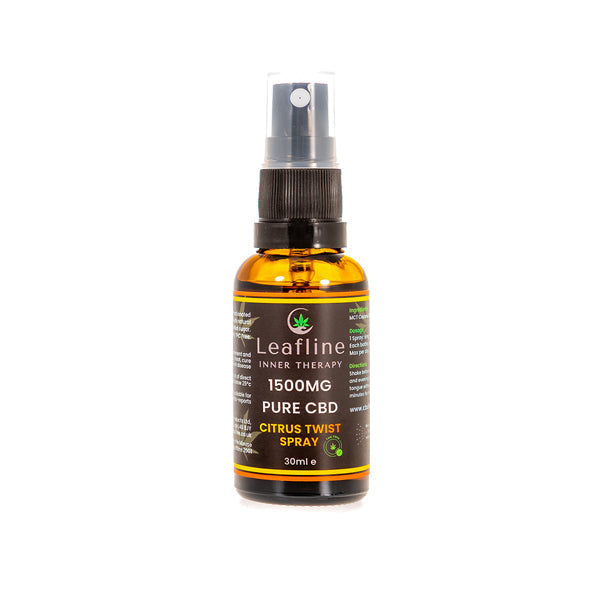 CBD Leafline 1500mg CBD MCT Oil Spray - 30ml