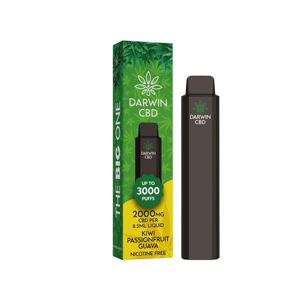 Darwin The Big One 2000mg CBD Tek Kullanımlık Vape Cihazı 3000 Ponponlar