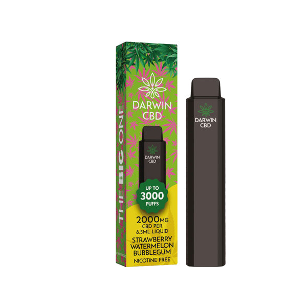 Darwin The Big One 2000mg CBD Tek Kullanımlık Vape Cihazı 3000 Ponponlar