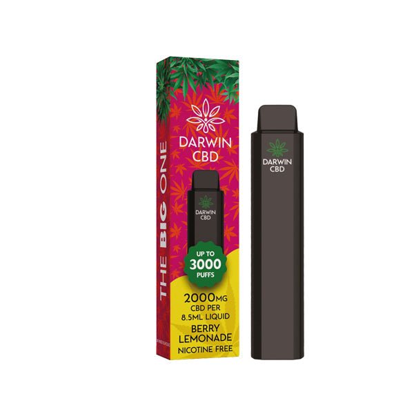 Darwin The Big One 2000mg CBD Dispositivo de vape desechable 3000 bocanadas