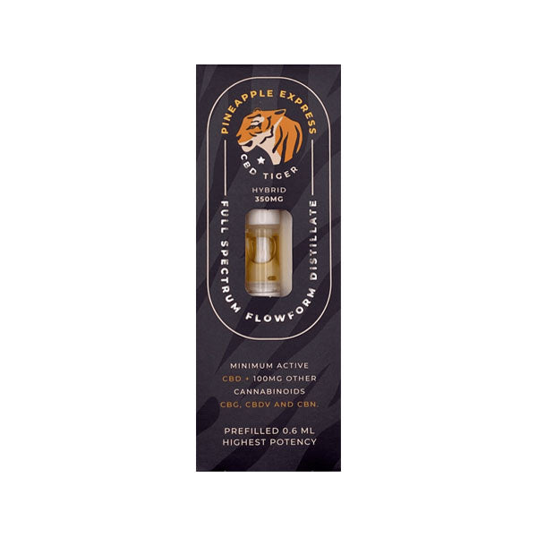 Cartucho desechable de CBD Tiger de espectro completo de 350 mg de CBD