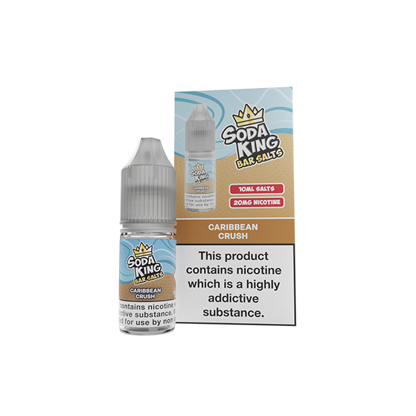 20mg Soda King Bar SALTS Nic Salts 10ml - (50VG/50PG)