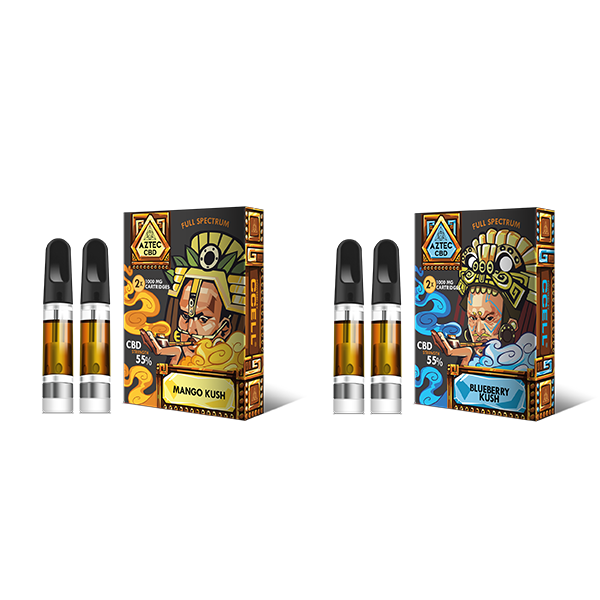 Kit de cartucho Aztec CBD 2 x 1000mg - 1ml