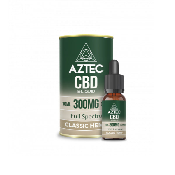 Aztek CBD 300mg CBD Vaping Liquid 10ml (50PG/50VG)