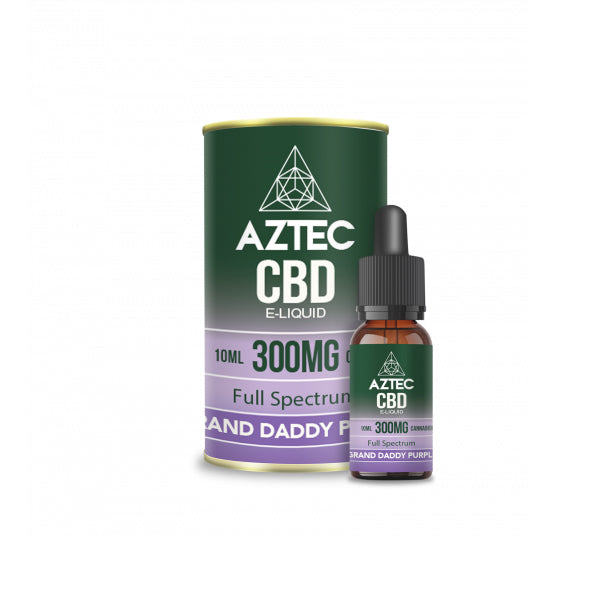 Aztek CBD 300mg CBD Vaping Liquid 10ml (50PG/50VG)