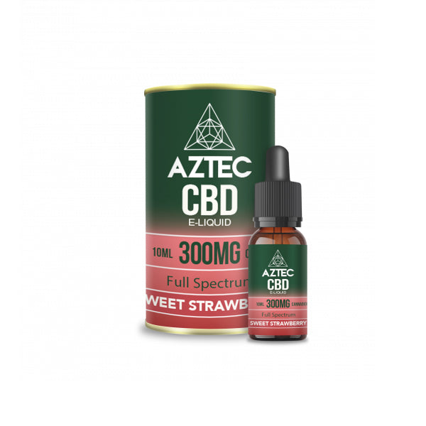 Aztek CBD 300mg CBD Vaping Liquid 10ml (50PG/50VG)