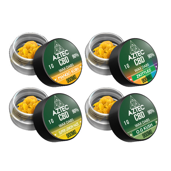 Aztek CBD 900mg CBD Wax/Crumble - 1g