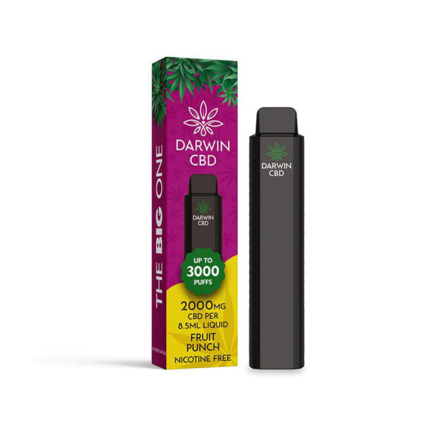 Darwin The Big One 2000mg CBD Dispositivo de vape desechable 3000 bocanadas