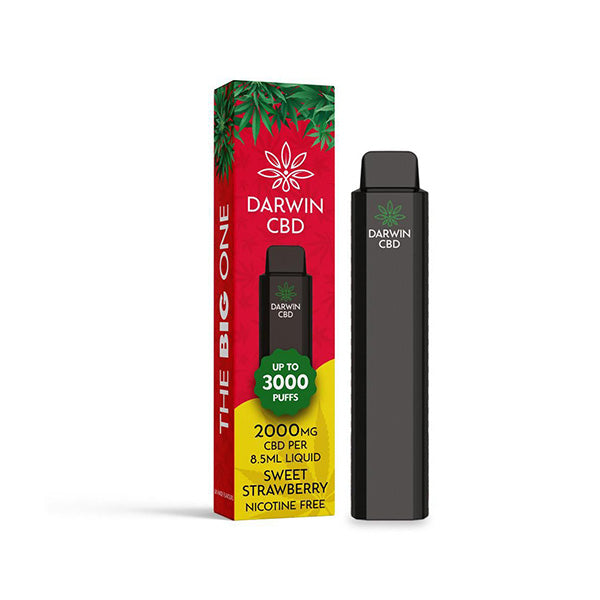 Darwin The Big One 2000mg CBD Tek Kullanımlık Vape Cihazı 3000 Ponponlar