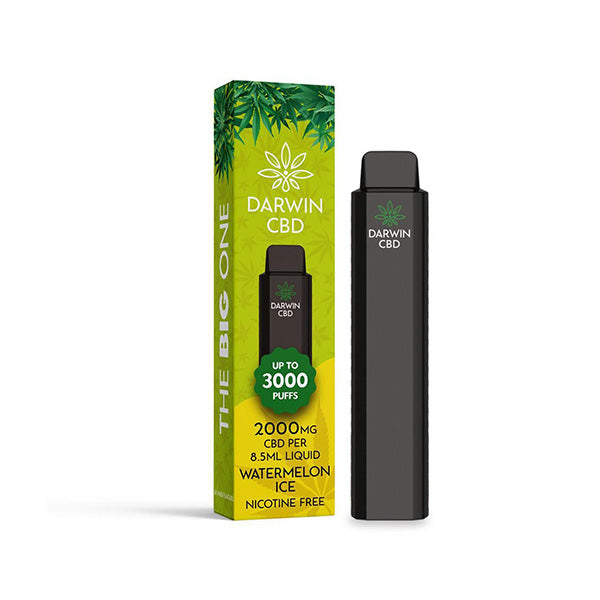 Darwin The Big One 2000mg CBD Tek Kullanımlık Vape Cihazı 3000 Ponponlar