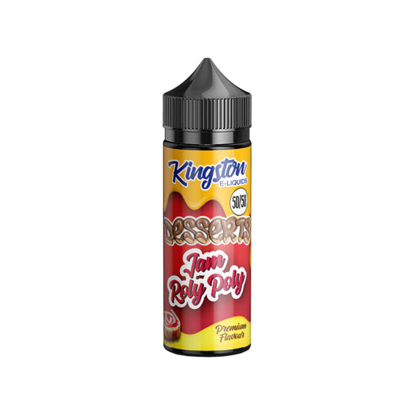 Postres Kingston 120 ml Relleno corto 0 mg (50VG/50PG)