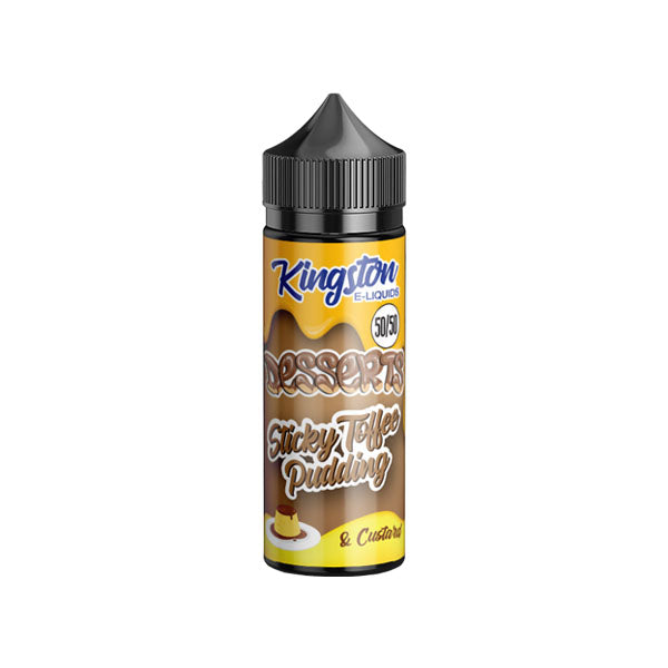 Postres Kingston 120 ml Relleno corto 0 mg (50VG/50PG)