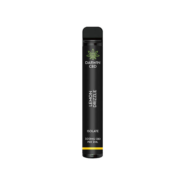 Dispositivo de vape desechable aislado de CBD de 300 mg de Darwin 600 bocanadas