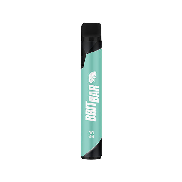 Dispositivo de vape desechable Brit Bar de 20 mg 575 bocanadas