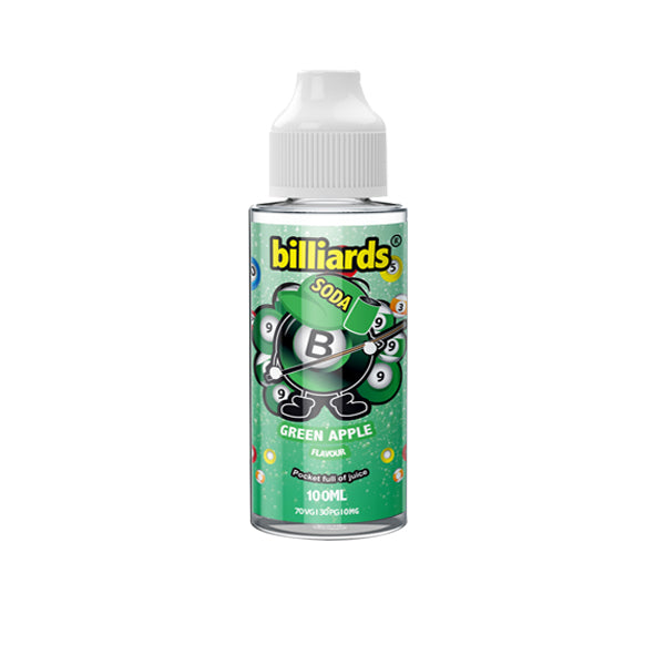 Billiards Soda Range 0mg 100ml Shortfill (70VG/30PG)