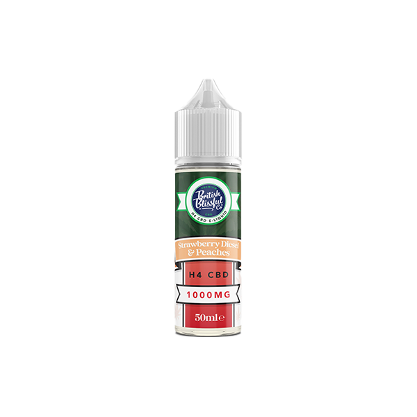 British Blissful 1000mg H4 CBD E-Liquid 50ml