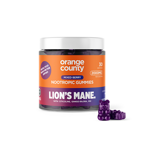 Orange County 2000mg Lion's Mane Gummies  - 30 Pieces