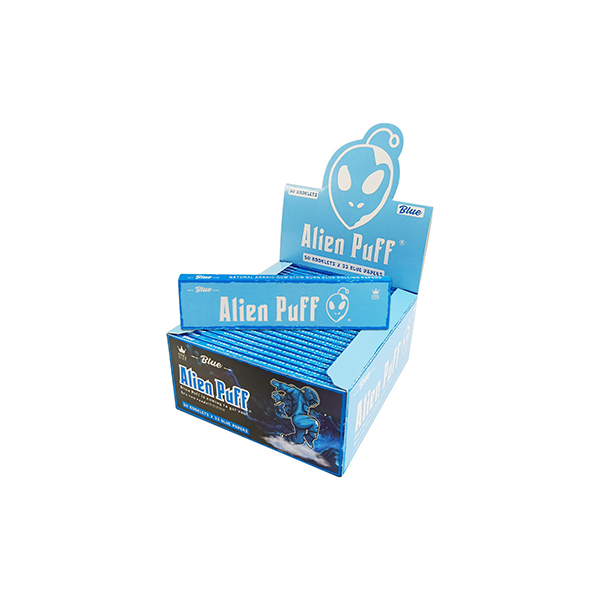 Alien Puff Kingsize Blue Papers 50 Booklets (HP2121-AP)