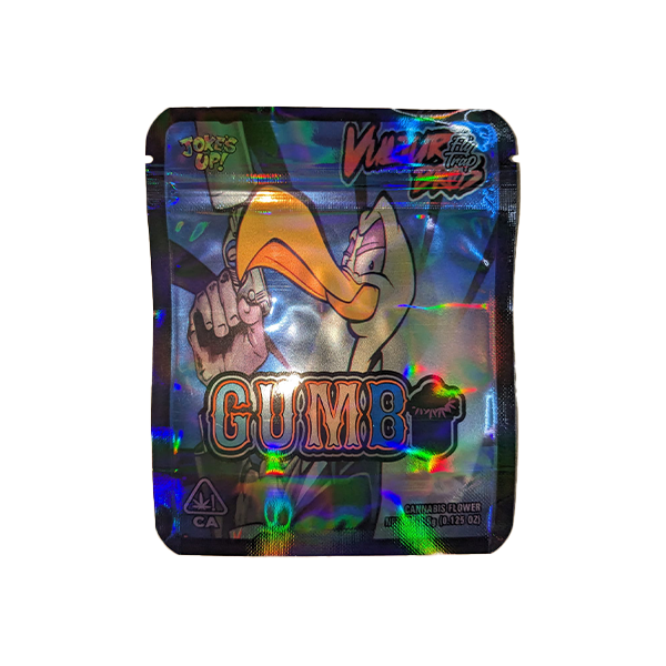 Mylar Gumbo Printed Zip Bag 3.5g Large