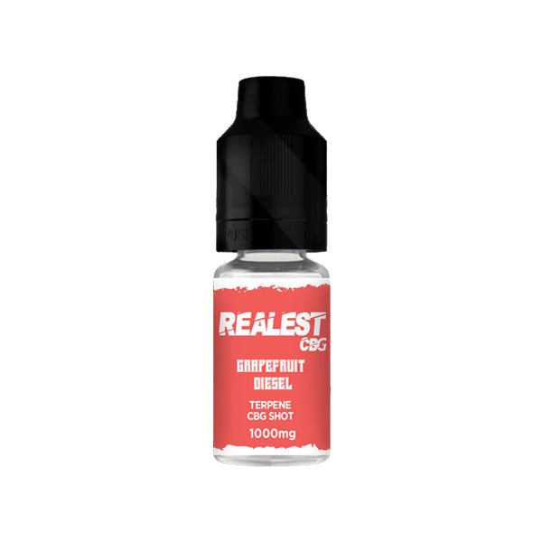 Realest CBD 1000mg Terpen Infused CBG Booster Shot 10ml (1 SATIN AL 1 BEDAVA)