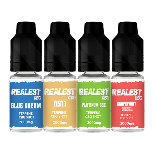 Realest CBD 2000mg Terpen Infused CBG Booster Shot 10ml (1 SATIN AL 1 BEDAVA)